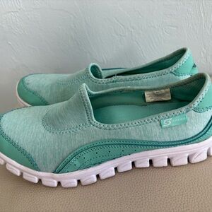 Cute Aqua Green S Sport Slip On Shoes